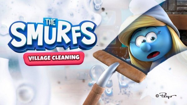 The Smurfs Village Cleaning Game Online Puzzle Game