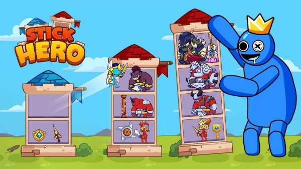Stick Hero Mighty Tower Wars - Strategy Puzzle Game Online - Tower Defense Puzzle Game