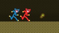 Red and Blue Stickman Huggy: Puzzle Adventure Online Game - Puzzle Game