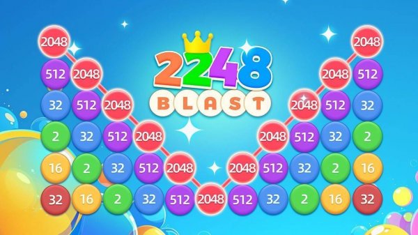 2248 Blast: Number Puzzle Game Online Puzzle Game