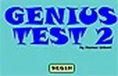 Genius Test 2 Puzzle Game - Brain Teaser