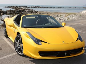 Ferrari 458 Spider Slide Puzzle Game