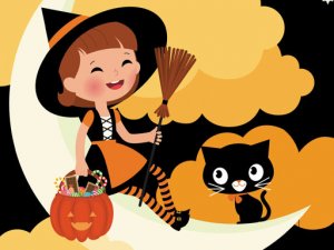 Little Witch Puzzle Online Game