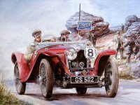Painting Vintage Cars Jigsaw Puzzle 2 Online Game
