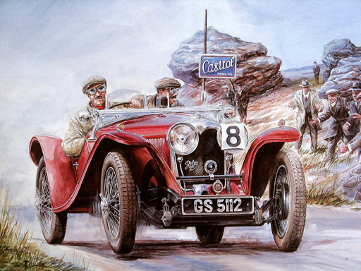 Painting Vintage Cars Jigsaw Puzzle 2 Online Game