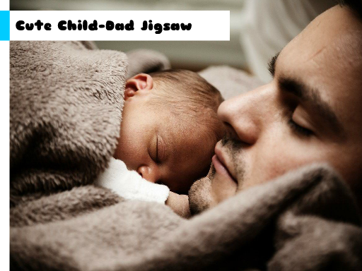 Cute Child-Dad Jigsaw Puzzle Game Online