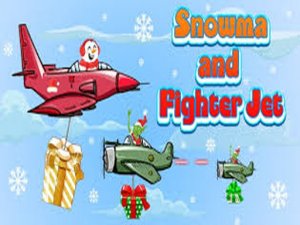 Snowman and Fighter Jet Online Game