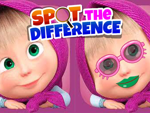Masha and Bear Find Differences Puzzle Game