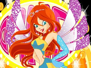 Winx Bloom Fashion Star Dress Up Game