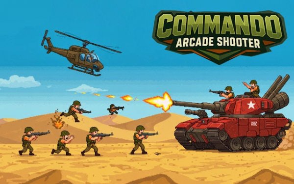 Commando Arcade Precision Fighter: Platformer Action Online Game