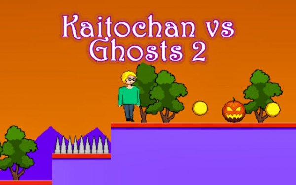 Kaitochan vs Ghosts 2: Halloween Platformer Online Game