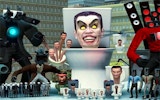 Skibidi Toilet Sliding Puzzle Game Online