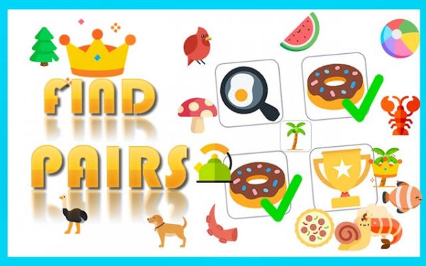 Find Pairs: Memory Match Puzzle Game Online