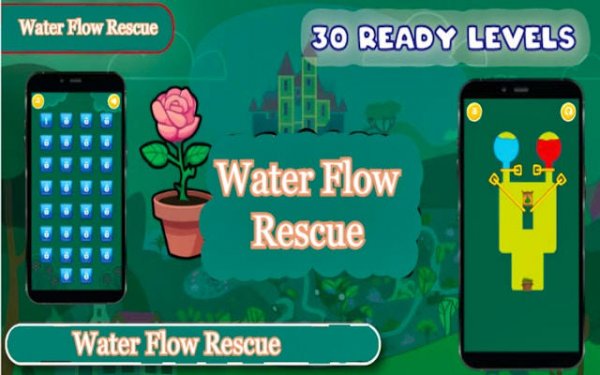 Water Flow Rescue: Plant Puzzle Game Online