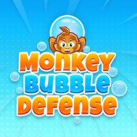 Monkey Bubble Defense Online Game