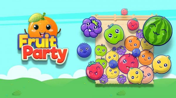 Fruit Party Merge Online Game - Puzzle Game